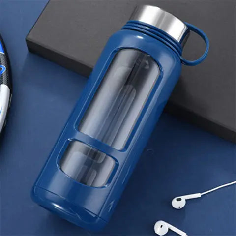 Leak-Resistant Glass Sports Bottle
