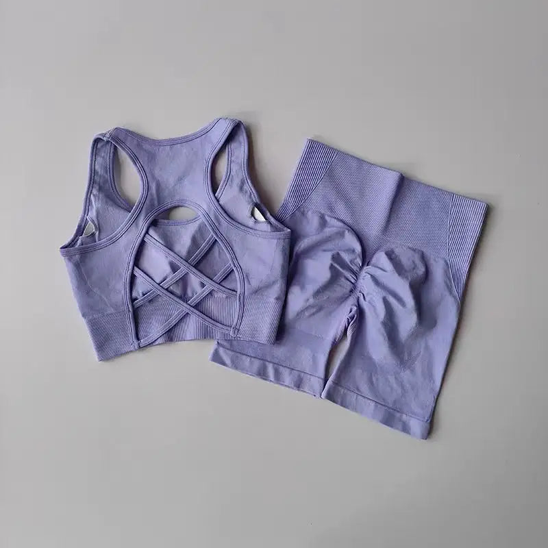 Seamless Bra & Shorts Set