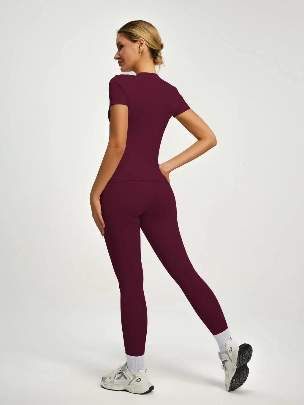 Short-Sleeve Top & Leggings Set