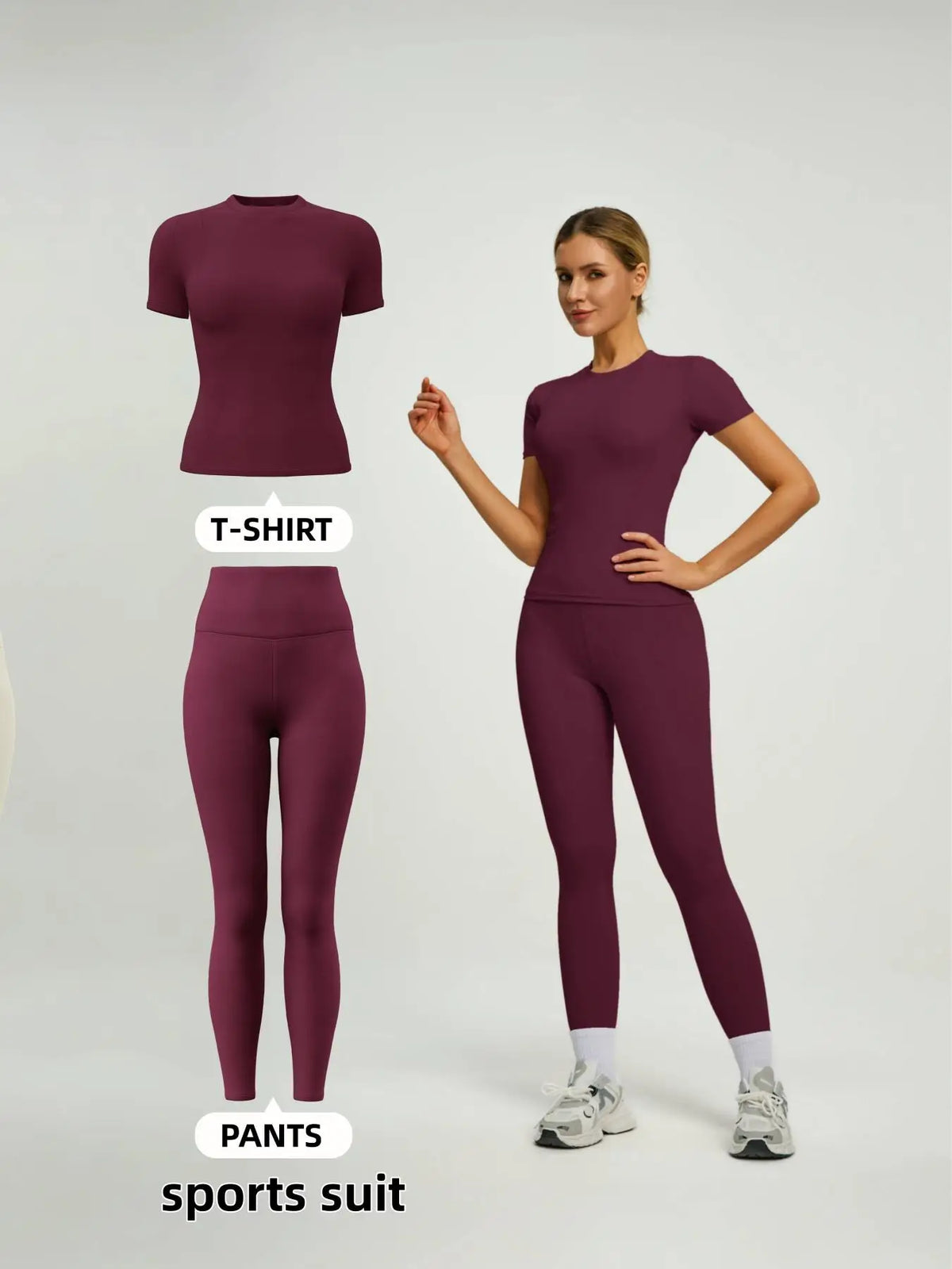 Short-Sleeve Top & Leggings Set