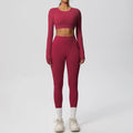Long-Sleeve Padded Yoga Set