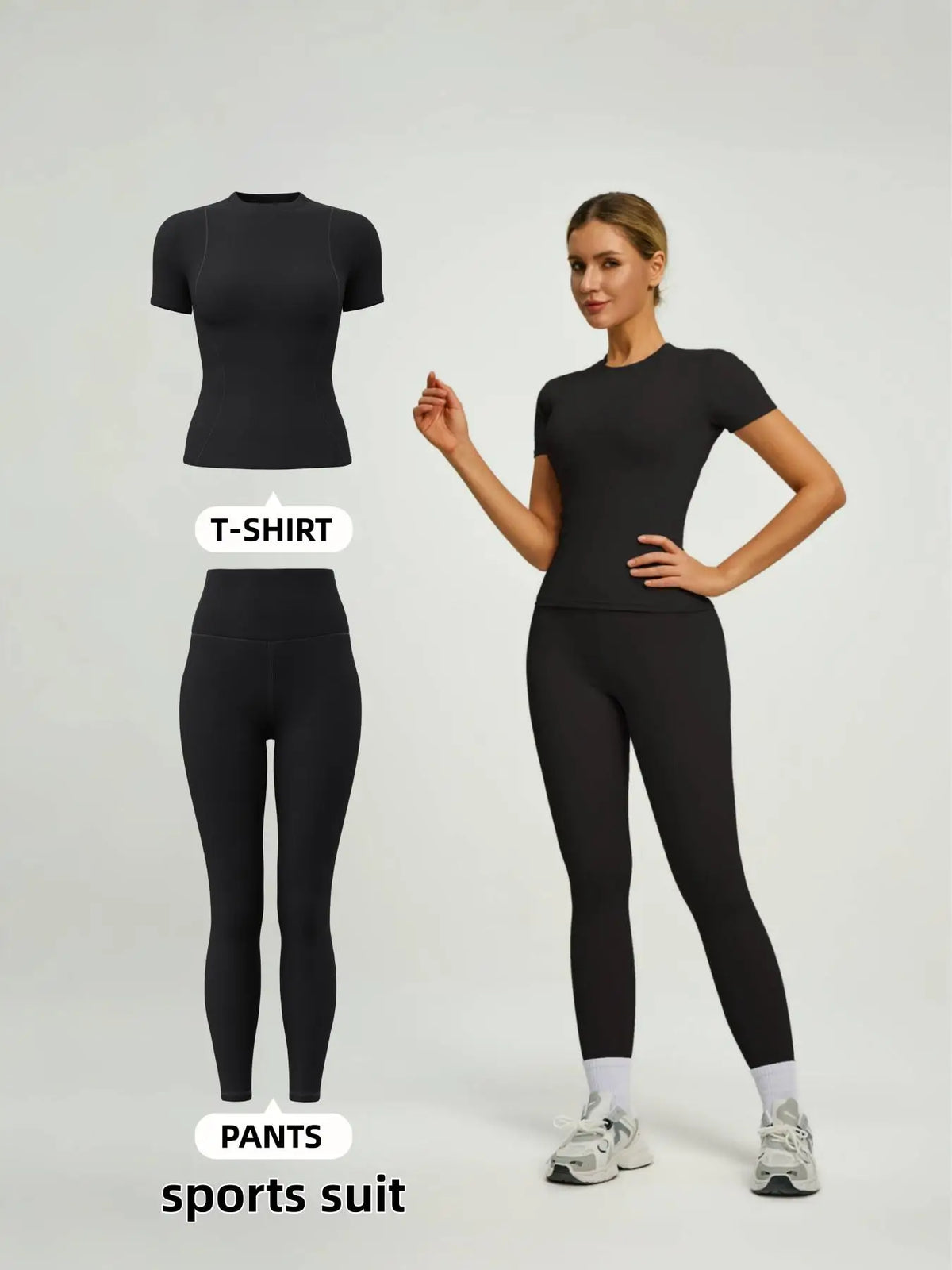 Short-Sleeve Top & Leggings Set