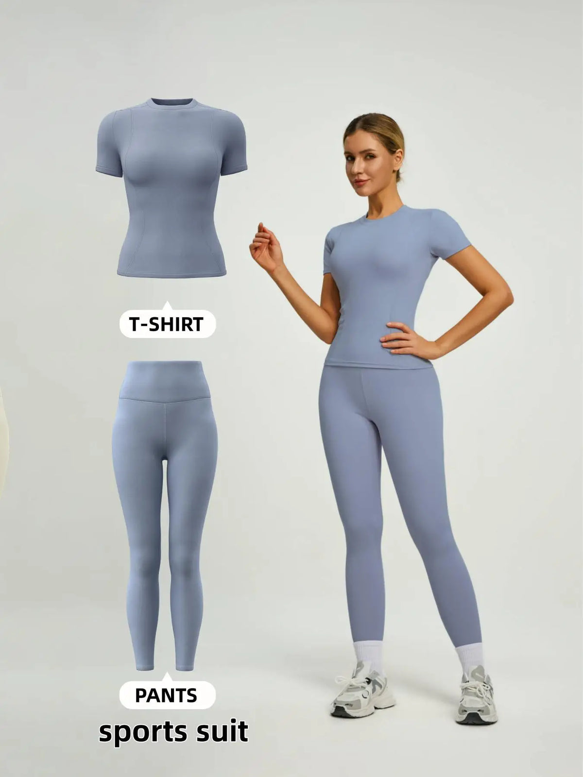 Short-Sleeve Top & Leggings Set
