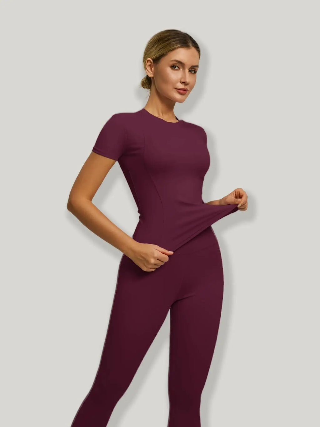 Short-Sleeve Top & Leggings Set