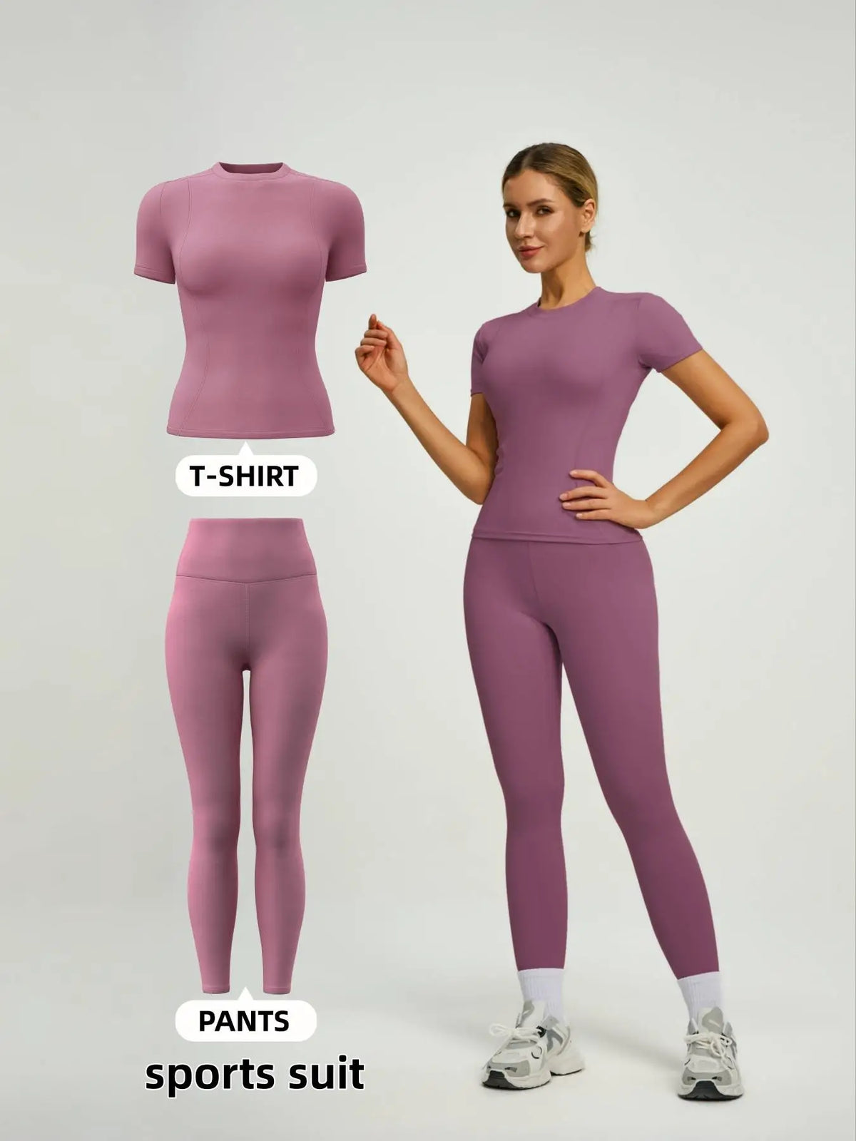 Short-Sleeve Top & Leggings Set