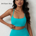 Cross-Back Padded Sports Bra
