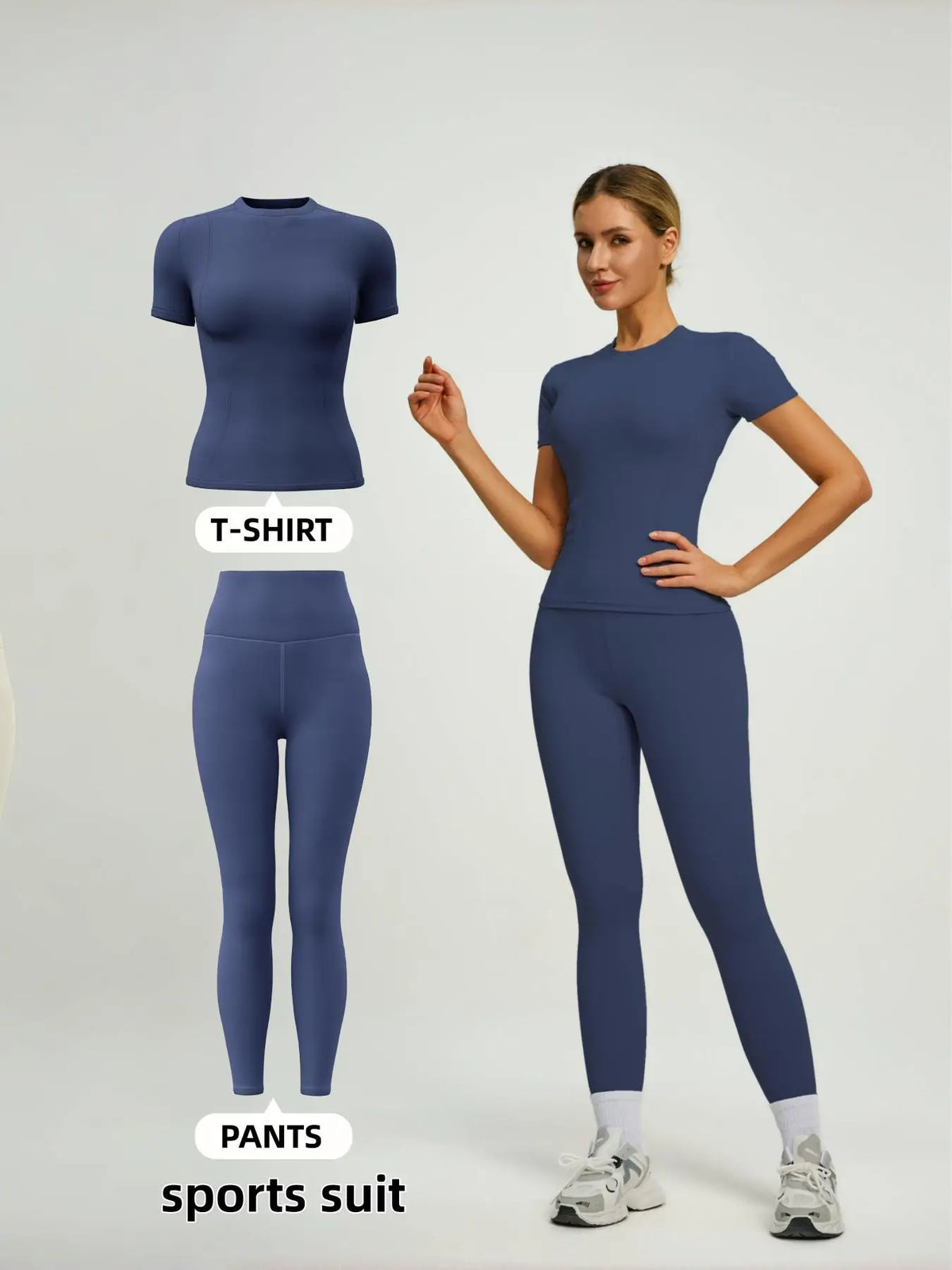 Short-Sleeve Top & Leggings Set