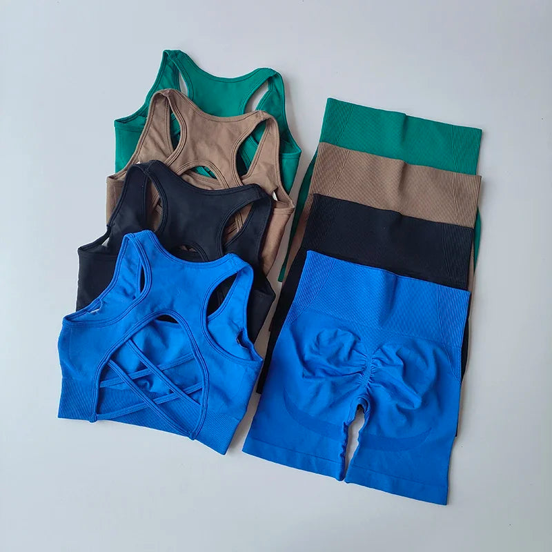 Seamless Bra & Shorts Set