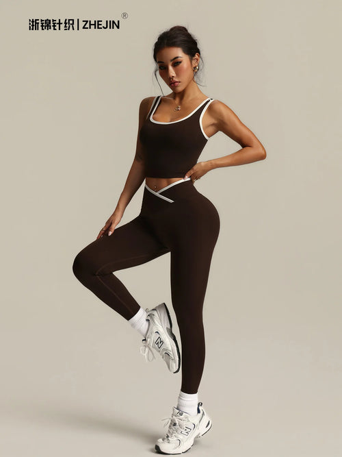 RIOT Contrast Trim Activewear Set