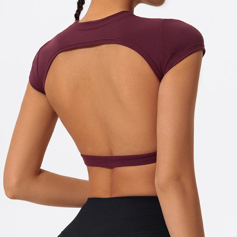 Backless Quick-Dry Training Top