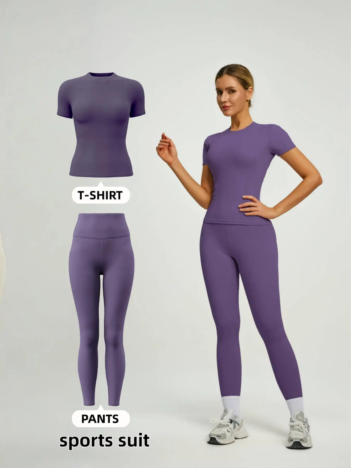 Short-Sleeve Top & Leggings Set