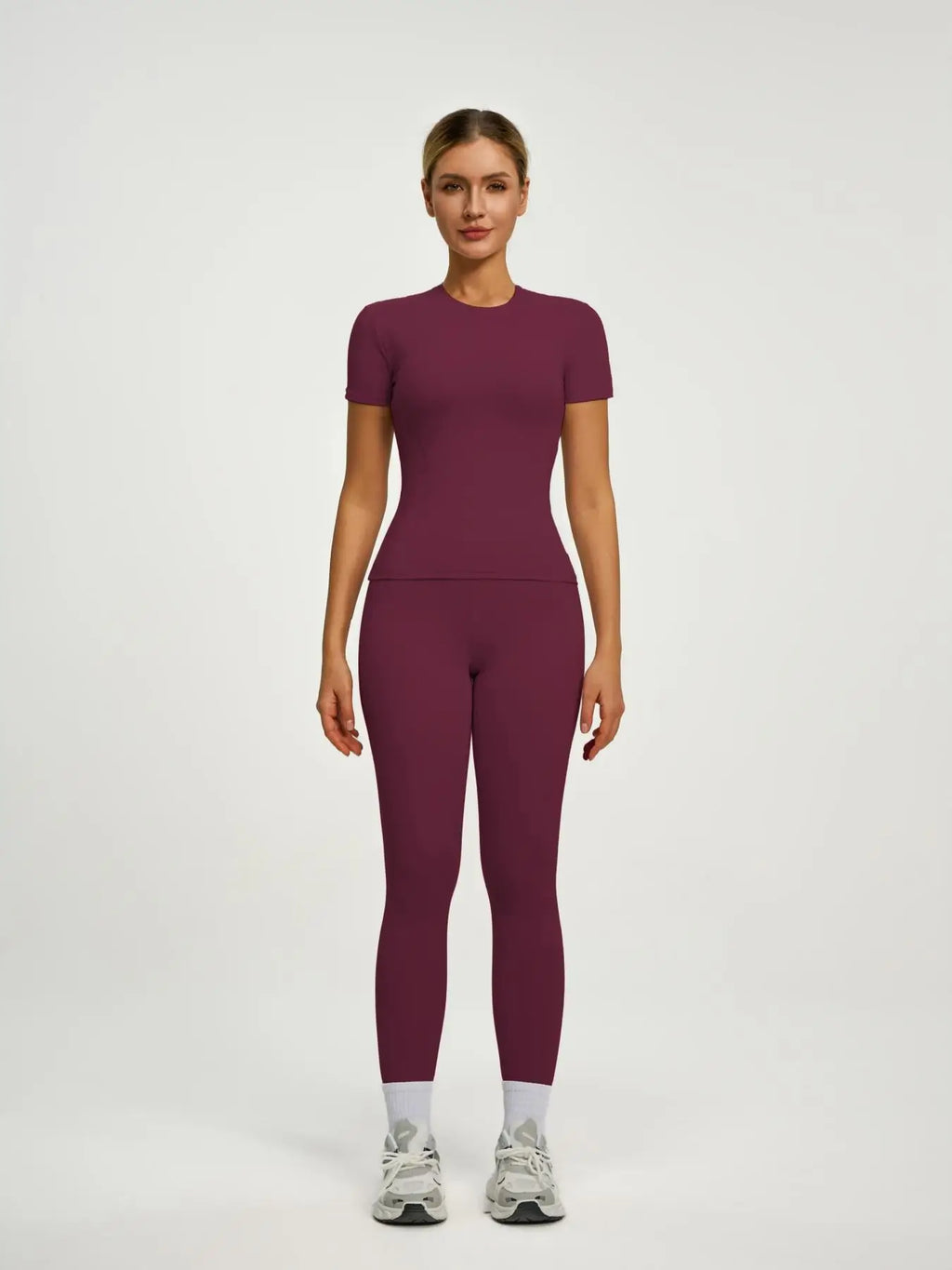 Short-Sleeve Top & Leggings Set