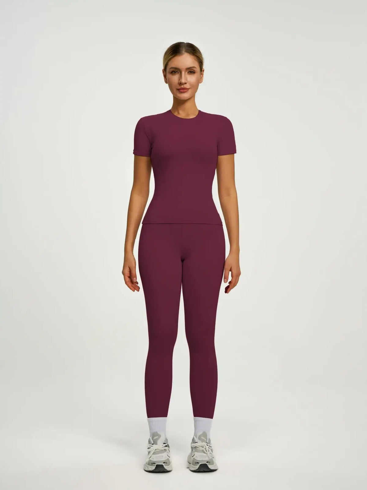 Short-Sleeve Top & Leggings Set