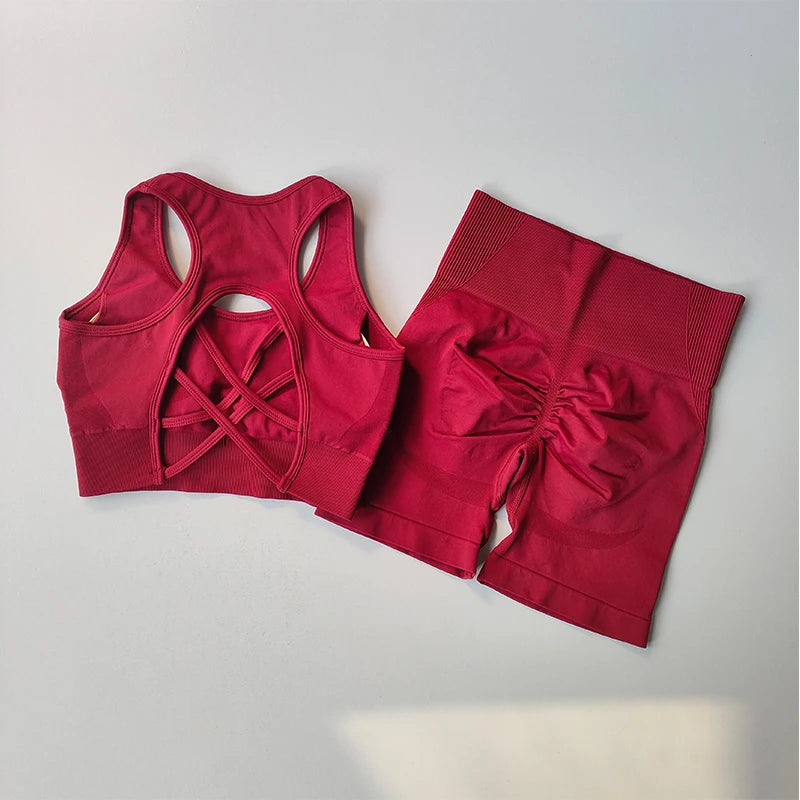 Seamless Bra & Shorts Set
