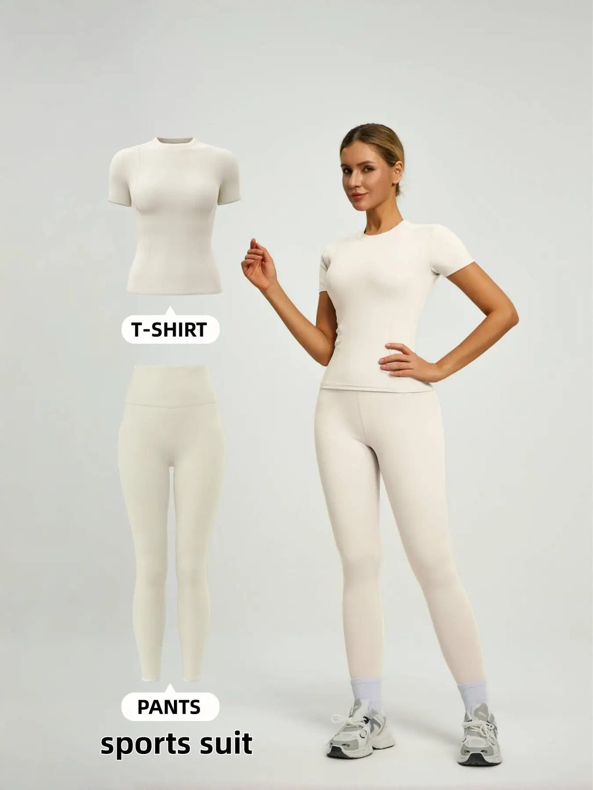 Short-Sleeve Top & Leggings Set