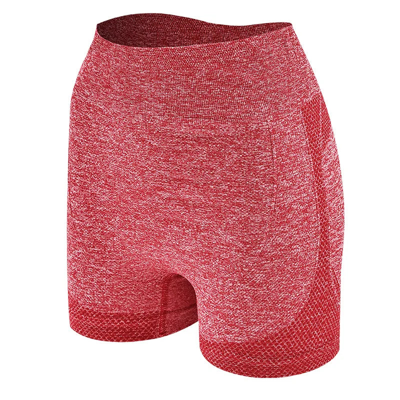 Seamless High-Waist Yoga Shorts