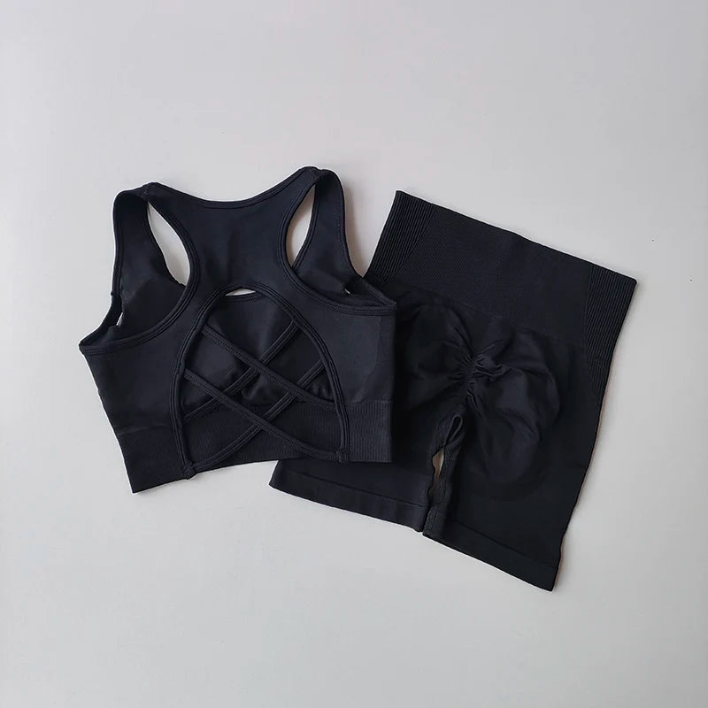 Seamless Bra & Shorts Set