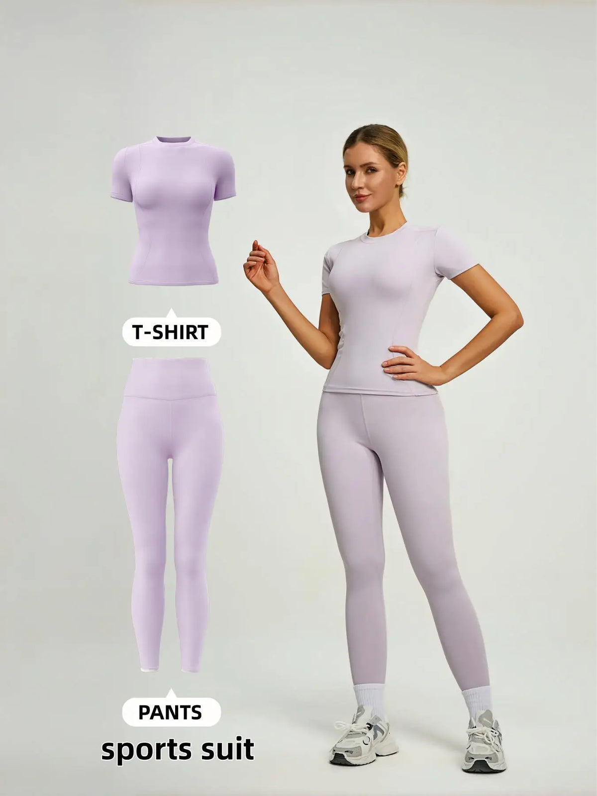 Short-Sleeve Top & Leggings Set