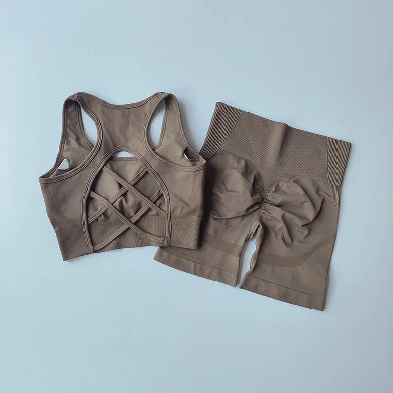Seamless Bra & Shorts Set