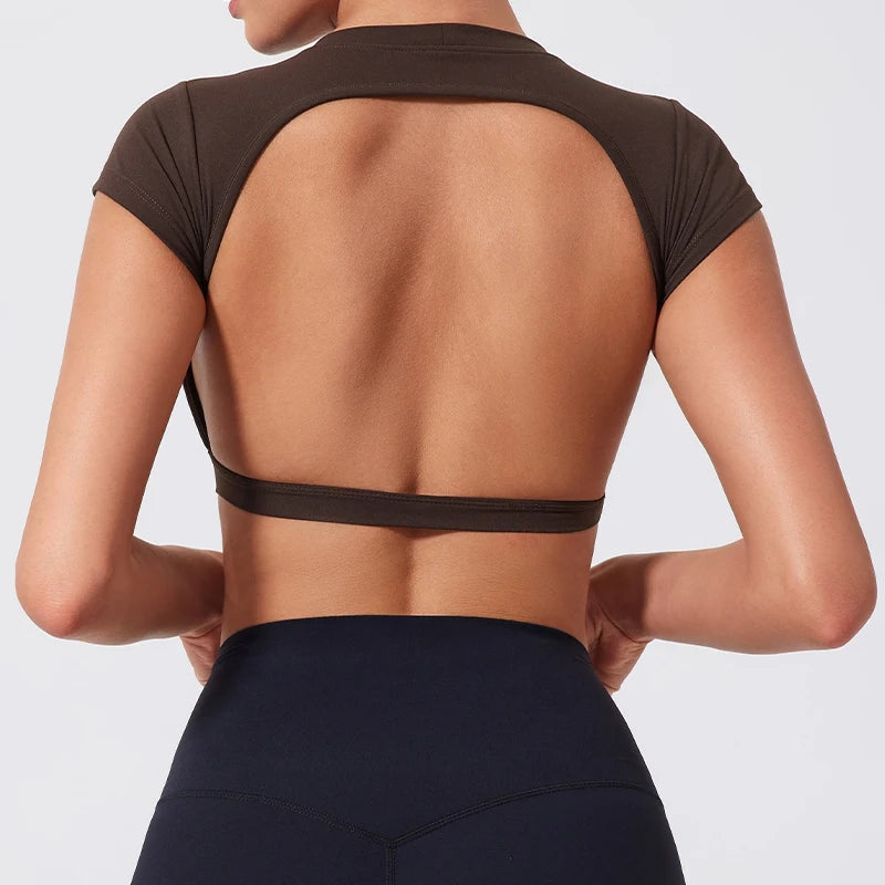 Backless Quick-Dry Training Top