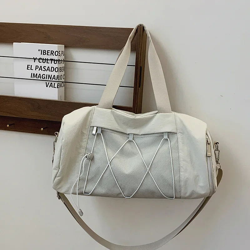Gym Tote with Shoe Compartment