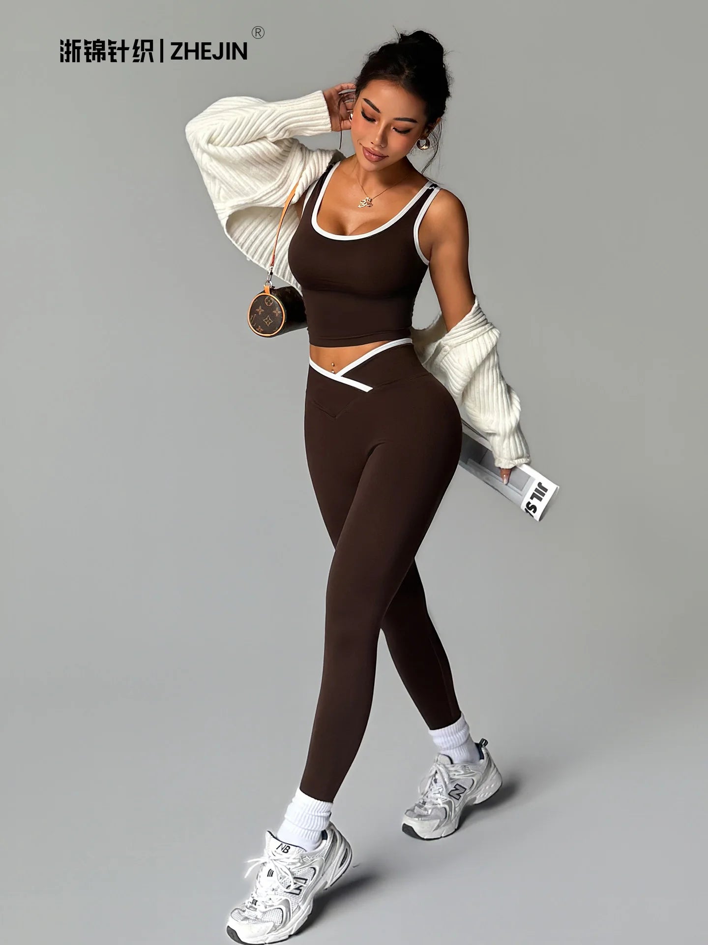 RIOT Contrast Trim Activewear Set