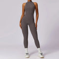 Zip-Front Sculpt Jumpsuit